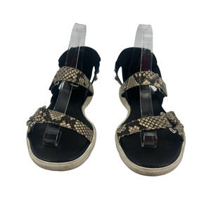 Aquatalia Snakeskin Sandals SZ 8.5